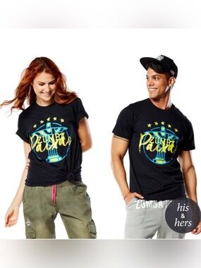 Zumba OFFICIAL RIO TEE - Unisex - sz XS/S